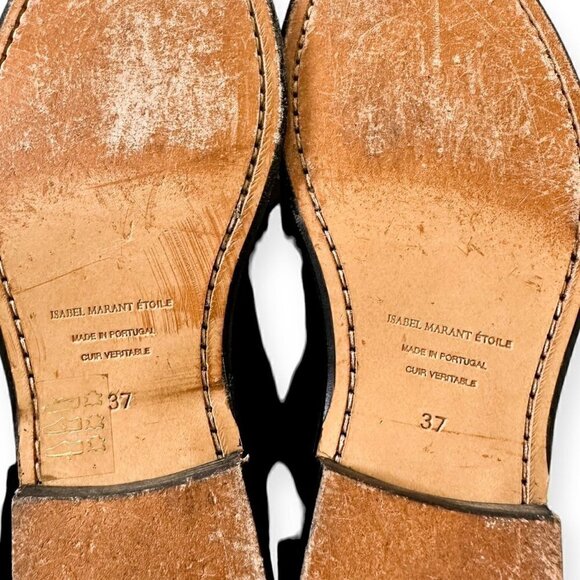 Isabelle Marant Etoile Black Suede Crisi boots. Size‎ 37EU - Picture 12 of 15